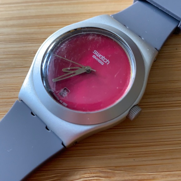 Swatch Accessories - Swatch Watch - YLS4009 - TILE FUCHSIA